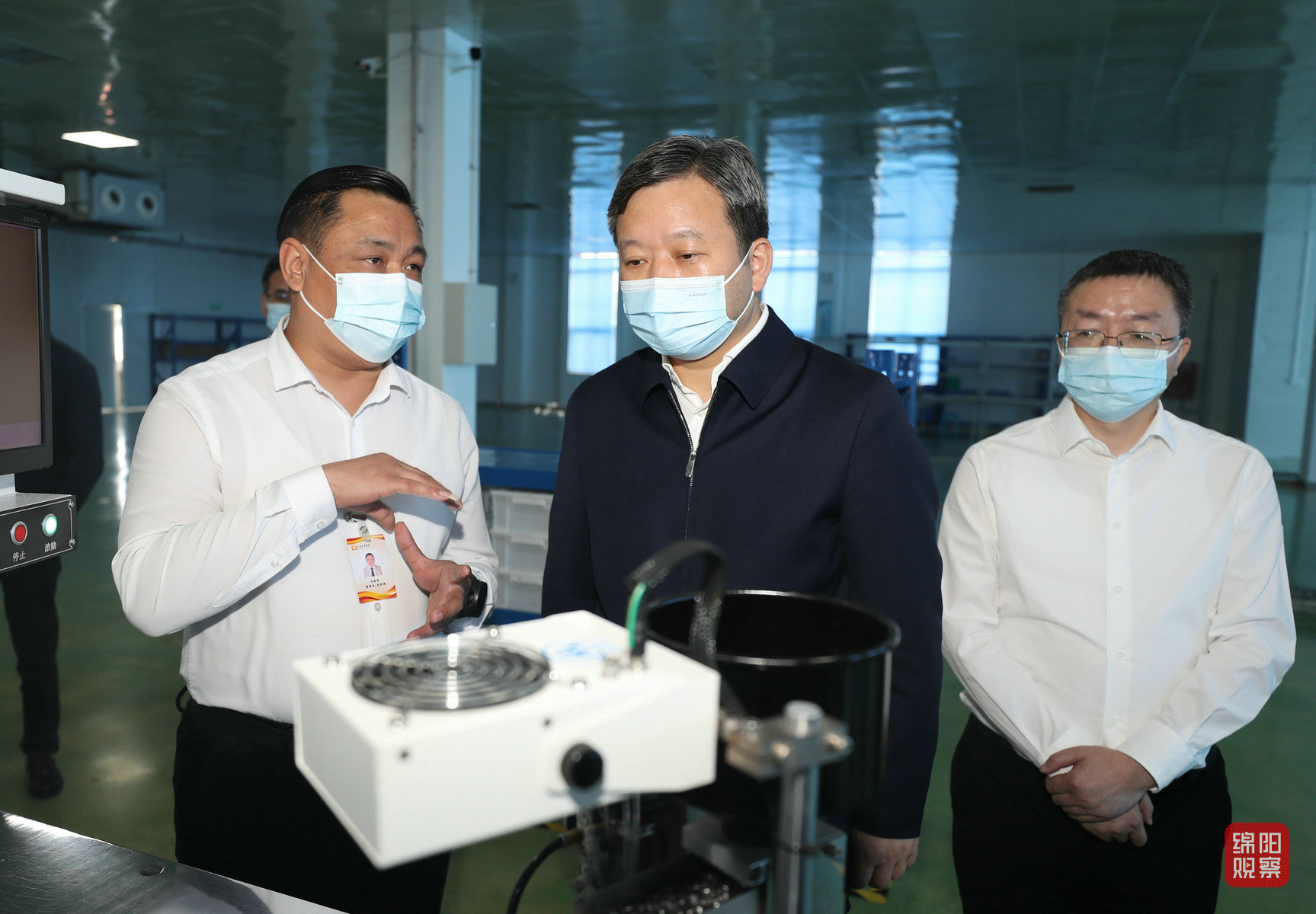 2022年4月28日 曹立軍在特銳祥科技公司調(diào)研（記者 賴(lài)杰 攝）.JPG