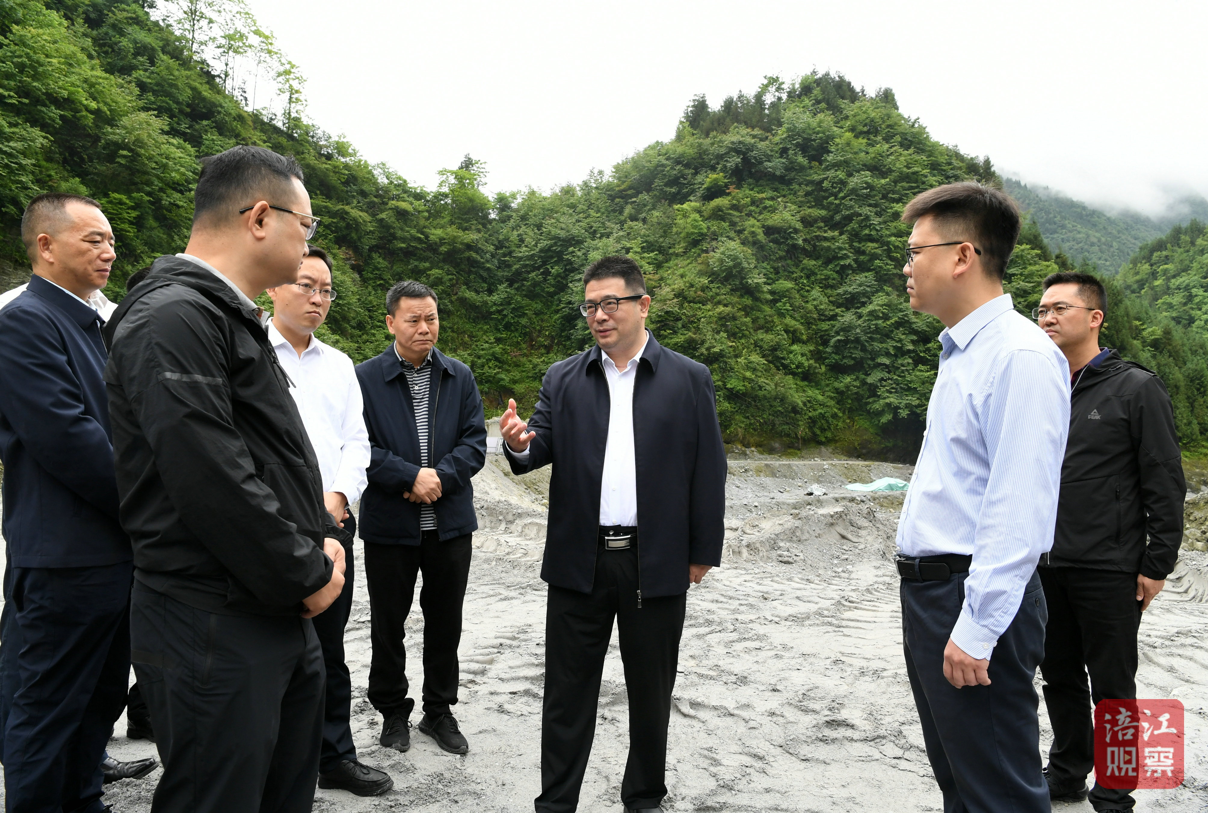 2023年6月4日，李云赴安州高川督導(dǎo)檢查防汛減災(zāi)、地災(zāi)防治工作1  張莉 攝.jpg